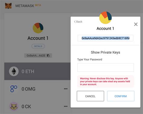 Metamask: Get account icon and name
